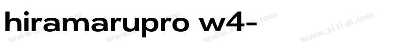 hiramarupro w4字体转换
